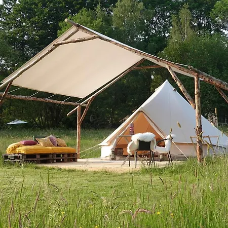 Hotel Glamping Du Moulin Bastogne Esterno foto